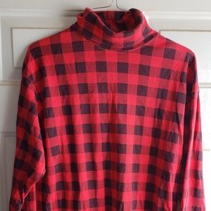 The Limited Buffalo PlaidTurtle Neck Shirt